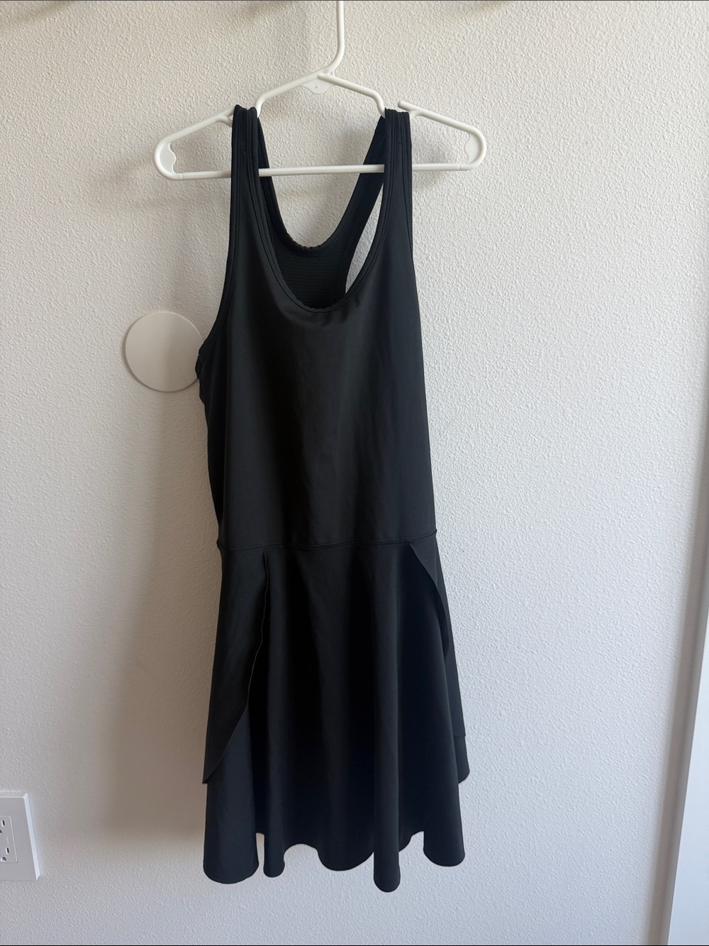 DSG Black Girls' Racerback Skater Romper Dress